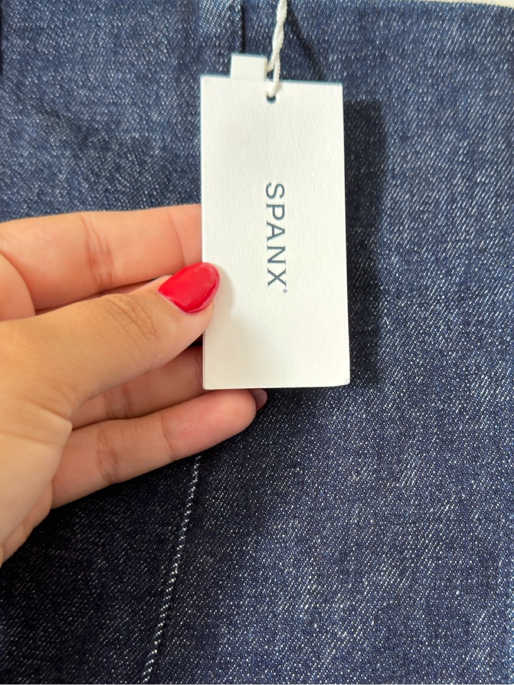 SPANX Dark Indigo Micro Flare Jeans - Picture 7 of 7